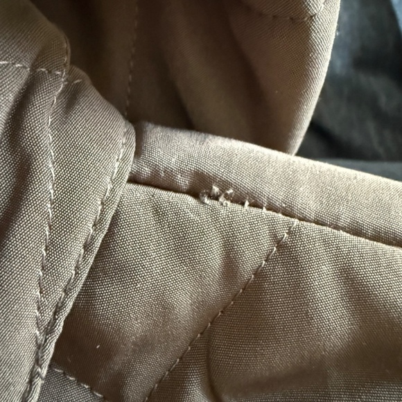 ESPRIT quilted barn jacket with removable hood size L vintage - Picture 5 of 13